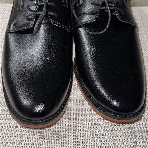 PERRY ELLIS 13W GOTHEMBURE WIDE Black Brown Soles Dress Lace Up Oxford Shoes main image 11